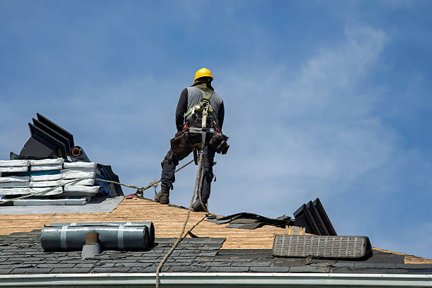 Professional Flat Roof Repair technician working in Austin, AR